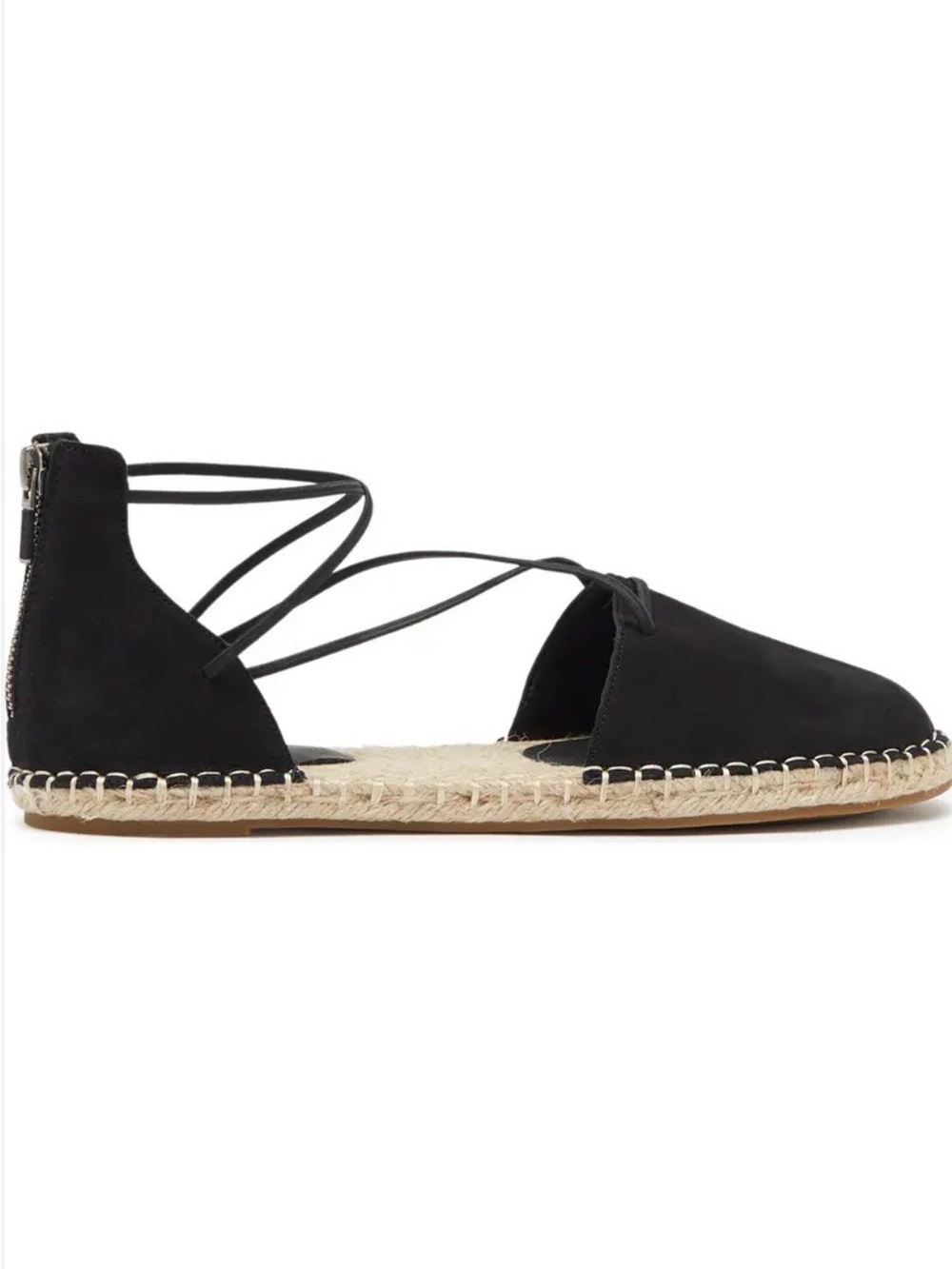 Eileen Fisher Lace Black Espadrille